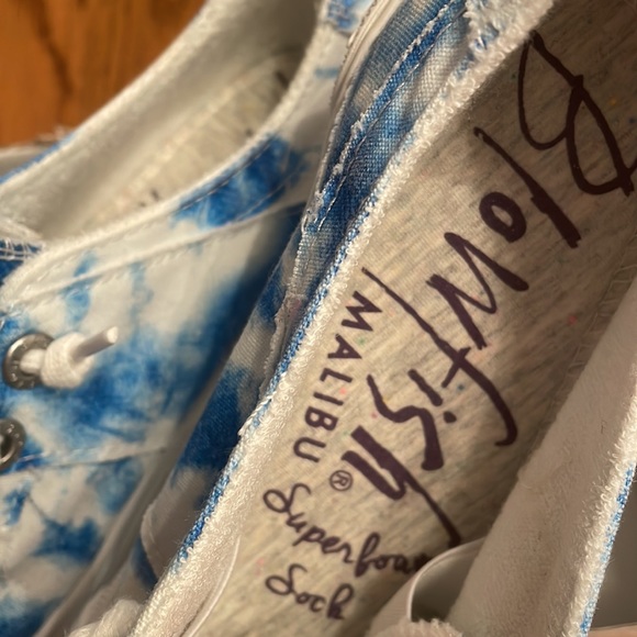 Blowfish Malibu Fruit Canvas Lace-Up Sneaker. Size 6.5 Off White Saltwater. NEW! - Picture 11 of 15